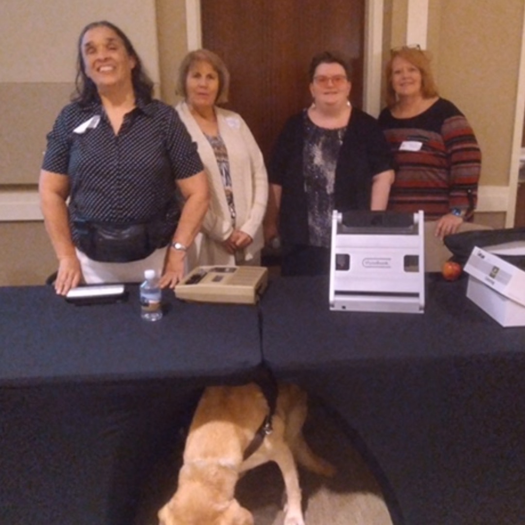 New picture of officers. ***Description: GCB officers Betsy Grenevitch (At Large Representative), Marsha Farrow (Treasurer), Cecily Laney Nipper (President), Kathy Morris (Secretary). Not pictured: Marj Schneider (First Vice President), Judy Presley (Second Vice President).